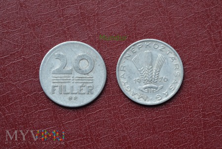 Moneta węgierska: 20 filler