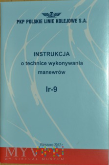 Duże zdjęcie 2012 - Instrukcja o technice wykonywania man. Ir-9