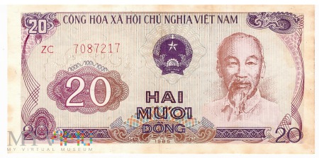 Duże zdjęcie Wietnam - 20 dongów (1985)