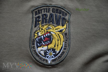 Duże zdjęcie Koszulka BATTLE GROUP BRAVO Afganistan