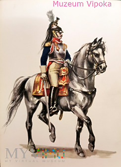 Jeździec 14 pułku kirasjerów (1807-1815)