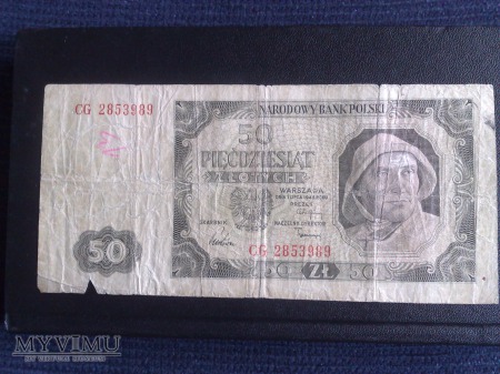 Banknot 1948 nominał 50zł