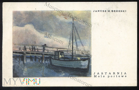 Brzeski - Jastarnia - Molo portowe - 1951