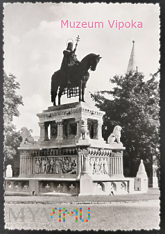Budapeszt - pomnik króla Węgier św. Stefana (1962)