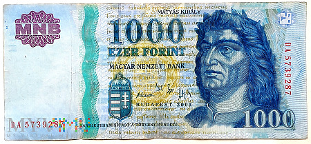 Węgry 1000 forintów 2005