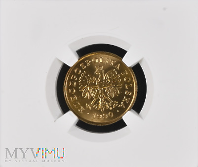 5 groszy 1990- NGC MS66