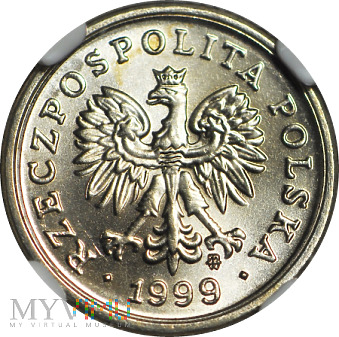 10 groszy 1999- NGC MS67