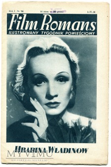 Duże zdjęcie Marlene Dietrich Film Romans Nr 14 3.04.1938