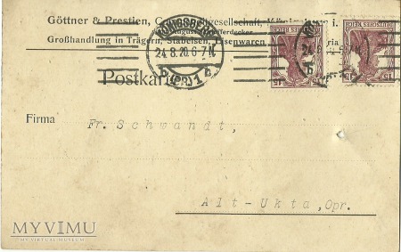 Gottner & Prestien Konigsberg 1920 r.