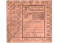 Nährmittelkarte 67 1944 Dramburg
