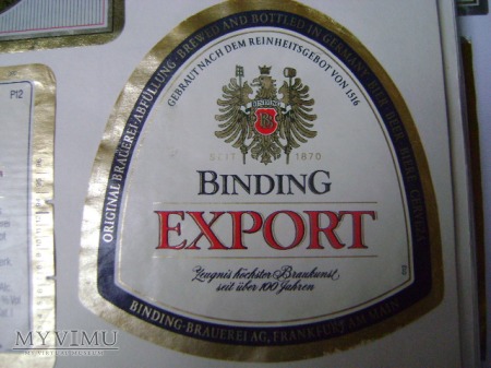 Duże zdjęcie Binding Export