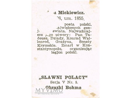 Bohm 5x05 Adam Mickiewicz