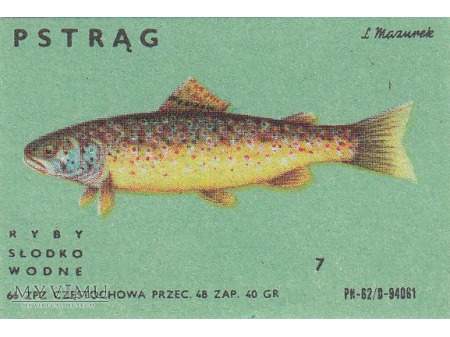 Etykiety z rybami słodkowodnymi (cz. 2)