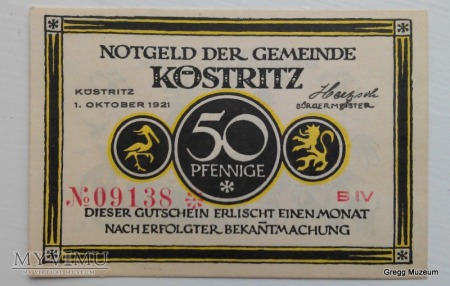 50 PFENNIG 1921 NOTGELD