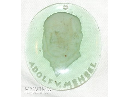 Duże zdjęcie Szklany medalion WHW Adolf von Menzel