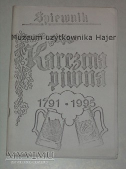 Śpiewnik karczma piwna KWK Barbara-Chorzów 1995