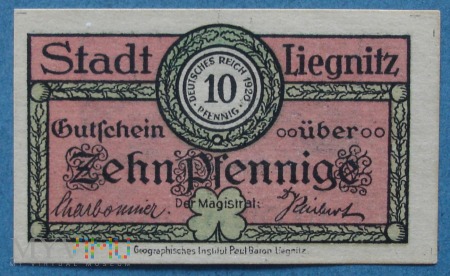 10 Pfennig 1920 - Liegnitz - Legnica
