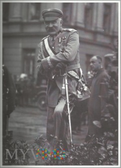 Duże zdjęcie Marszałek Józef Piłsudski / 1929 /