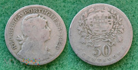 Portugalia, 50 Centavos 1929