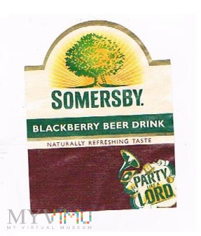 Duże zdjęcie somersby blackberry beer drink