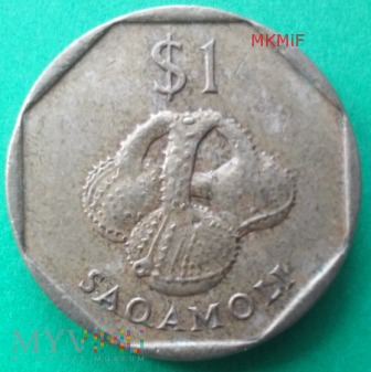 1 Dollar Fidżi 1995
