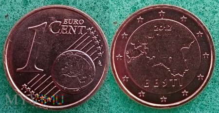 1 EURO CENT 2012