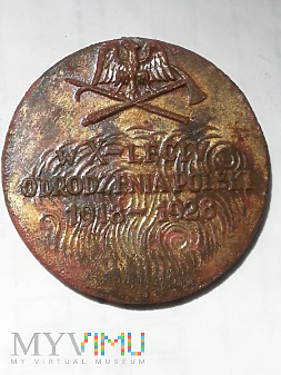 Złoty medal strażacki Odrodzenia Polski 1918-1928