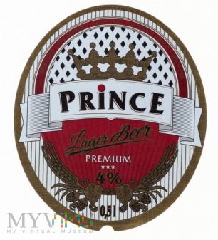 prince lager beer premium