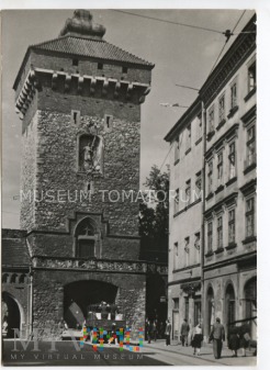Duże zdjęcie Kraków - Brama Floriańska - 1958