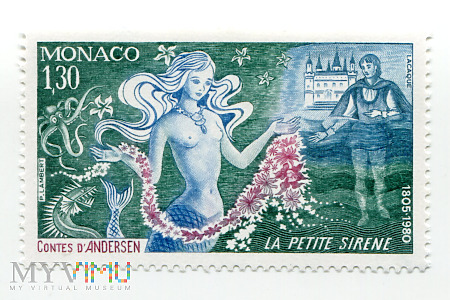 Duże zdjęcie Monaco 1980 Baśnie Andersena - seria znaczków