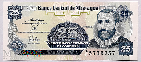 Nikaragua 25 centavos 1991