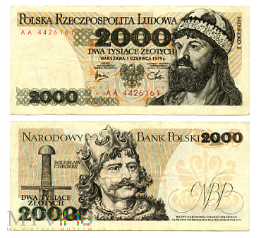 Duże zdjęcie PRL 2000 złotych 1979 (AA 4426161)