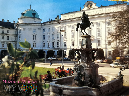Duże zdjęcie Austria Innsbruck Altstadt fontanna Leopolda 2007