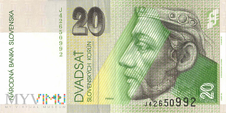 Słowacja - 20 koron (1999)