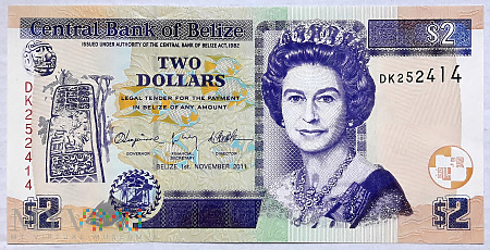 Duże zdjęcie Belize 2$ 2011
