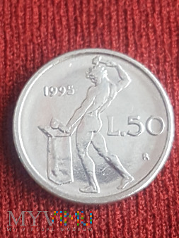 Duże zdjęcie Włochy- 50 lirów 1995 r.