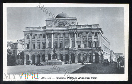 Warszawa - Pałac Staszica - 1954