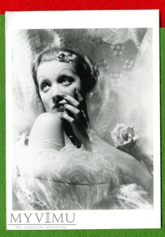 Duże zdjęcie Marlene Dietrich foto Cecil Beaton pocztówka