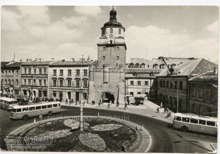 Duże zdjęcie Lublin - 1972 - Plac Łokietka Brama Krakowska