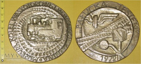 Medal kolejowy - usługowy Muzeum Kolei Wąskotor.
