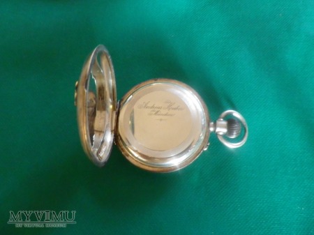 h.Abdank-zegarek kieszonkowy srebro z h.Abdank