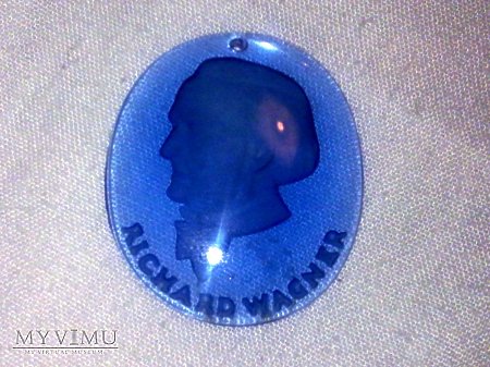 Duże zdjęcie Szklany medalion WHW Richard Wagner