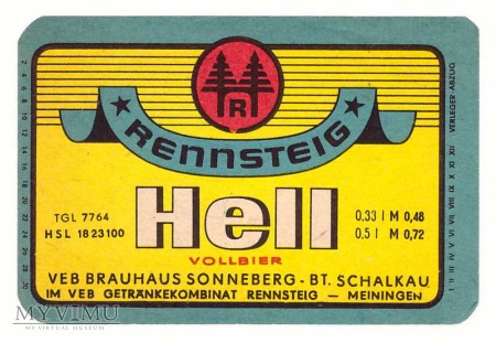 Rennsteig Hell Vollbier