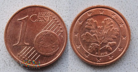 1 EURO CENT 2012 F