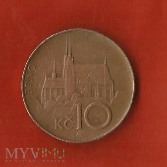 Czechy 10 koron, 1996