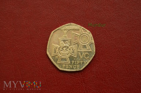 Moneta brytyjska: 50 pence