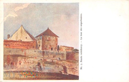Duże zdjęcie Kraków - 7. Baszta Rusznikarzy w 1809 roku