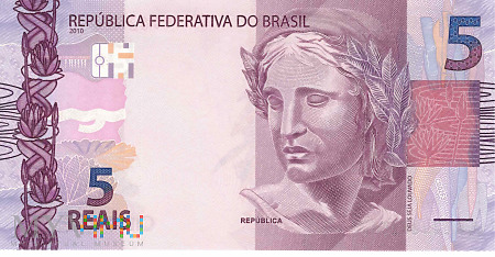 Brazylia - 5 reali (2010)