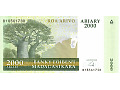 Madagaskar - 2 000 ariary (2008)
