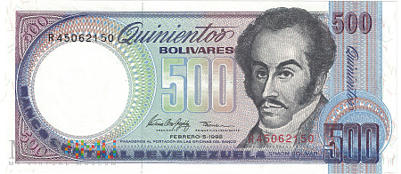 Wenezuela - 500 boliwarów (1998)